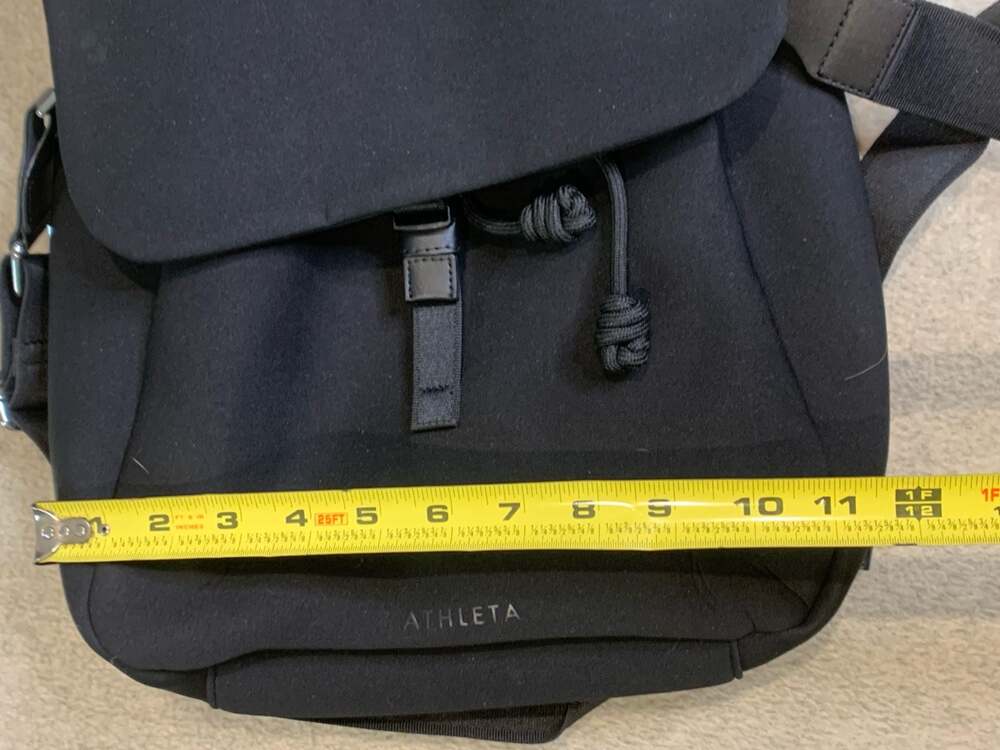 Athleta Revive Convertible Backpack Neoprene Black - image 8